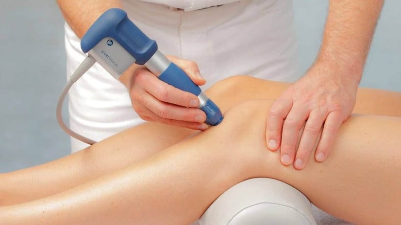 Shockwave therapy for patellar tendinopathy at Offaly Physio & Performance Lab